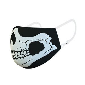 Skull Face Mask Adjustable Skeleton Mouth Covering
